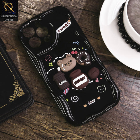 iPhone 12 Pro Max Cover - Design 3 - Cute 3D Cartoon Soft Silicon Helix Soft Borders Camera Protection Case