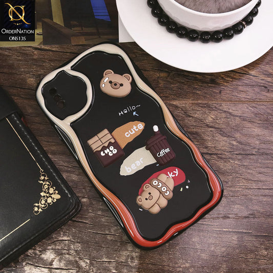 iPhone XS Max Cover - Design 1 - Cute 3D Cartoon Soft Silicon Helix Soft Borders Camera Protection Case