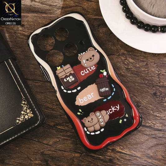 Infinix Note 40 Cover - Design 1 - Cute 3D Cartoon Soft Silicon Helix Soft Borders Camera Protection Case