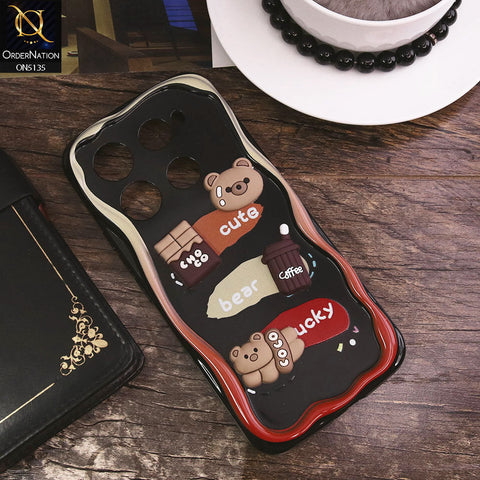 Infinix Note 40 Pro Cover - Design 1 - Cute 3D Cartoon Soft Silicon Helix Soft Borders Camera Protection Case