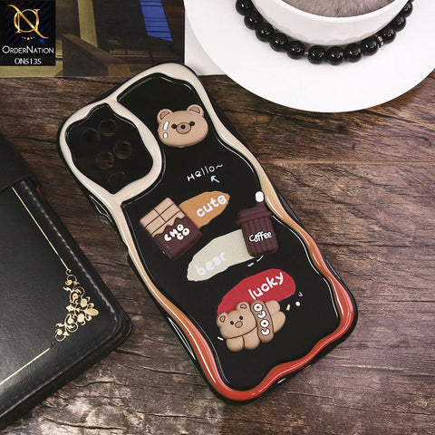 Oppo A54 4G Cover - Design 1 - Cute 3D Cartoon Soft Silicon Helix Soft Borders Camera Protection Case