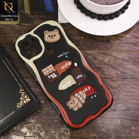 Xiaomi Redmi A1 Cover - Design 1 - Cute 3D Cartoon Soft Silicon Helix Soft Borders Camera Protection Case