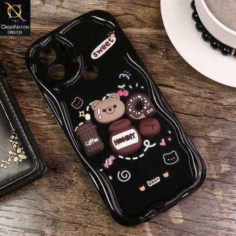 Xiaomi Redmi A2 Cover - Design3 - Cute 3D Cartoon Soft Silicon Helix Soft Borders Camera Protection Case