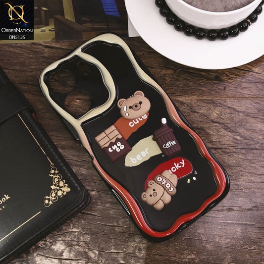 Xiaomi Poco C65 Cover - Design 1 - Cute 3D Cartoon Soft Silicon Helix Soft Borders Camera Protection Case