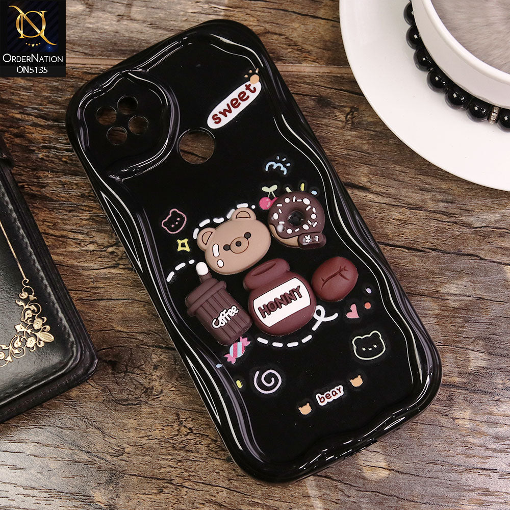 Xiaomi Redmi 10A Cover - Design3 - Cute 3D Cartoon Soft Silicon Helix Soft Borders Camera Protection Case