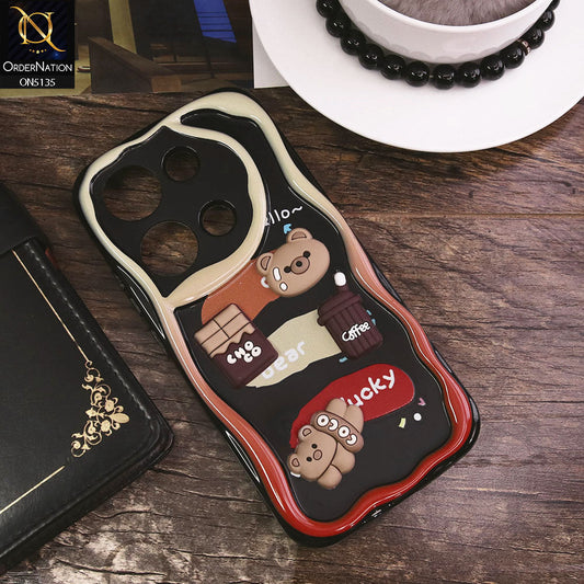 Xiaomi Poco M6 Pro 4G Cover - Design 1 - Cute 3D Cartoon Soft Silicon Helix Soft Borders Camera Protection Case