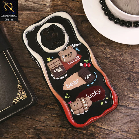 Xiaomi Redmi Note 9 Pro Cover - Design 1 - Cute 3D Cartoon Soft Silicon Helix Soft Borders Camera Protection Case