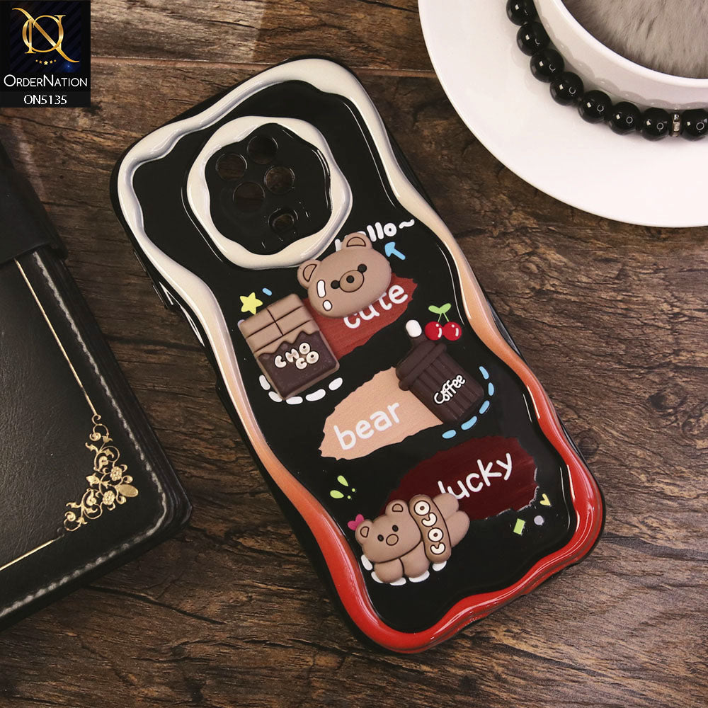 Xiaomi Redmi Note 9S Cover - Design 1 - Cute 3D Cartoon Soft Silicon Helix Soft Borders Camera Protection Case