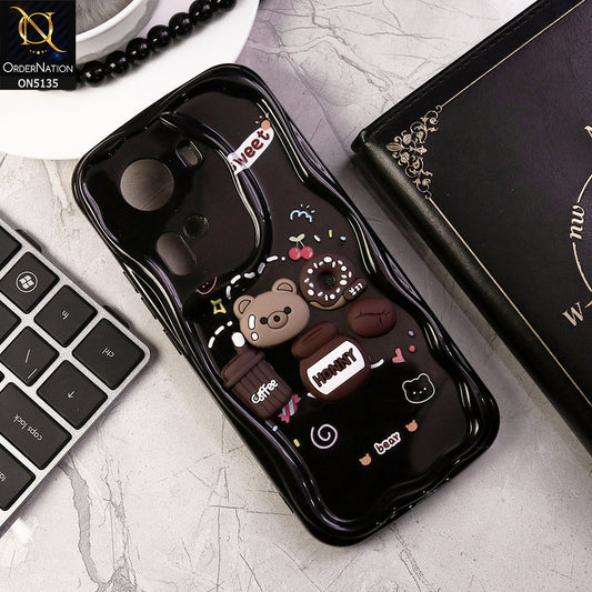 Oppo Reno 11 5G Cover - Design 3 - Cute 3D Cartoon Soft Silicon Helix Soft Borders Camera Protection Case