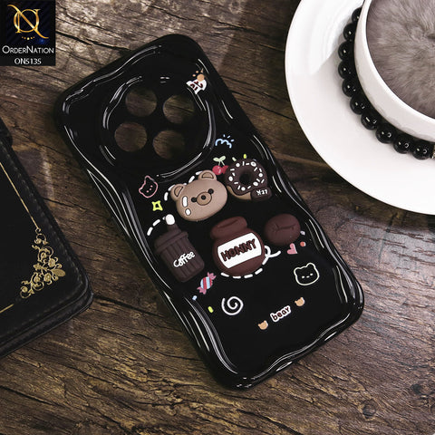 Oppo Reno 12F 4G Cover - Design 3 - Cute 3D Cartoon Soft Silicon Helix Soft Borders Camera Protection Case