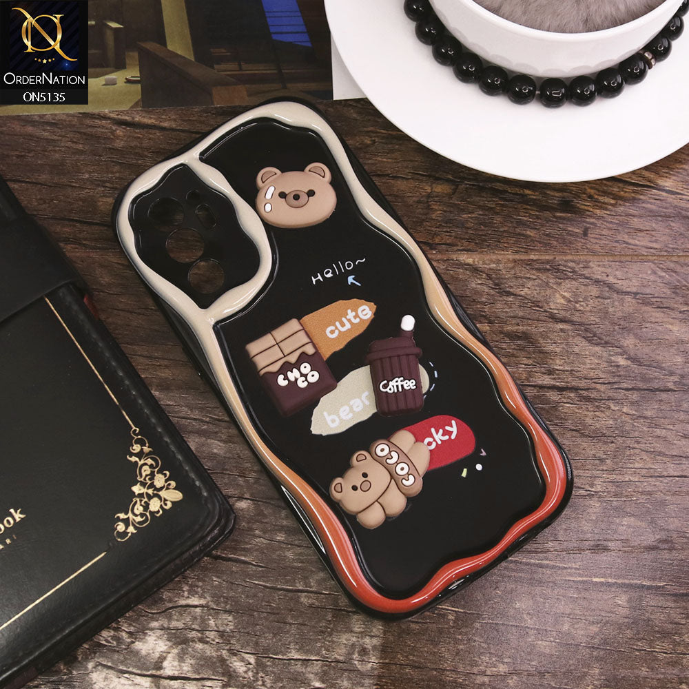 Oppo Reno 6 Cover - Design 1 - Cute 3D Cartoon Soft Silicon Helix Soft Borders Camera Protection Case