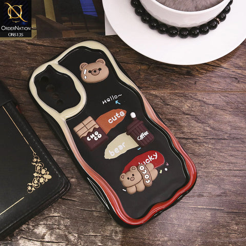 Vivo S1 Cover - Design 1 - Cute 3D Cartoon Soft Silicon Helix Soft Borders Camera Protection Case