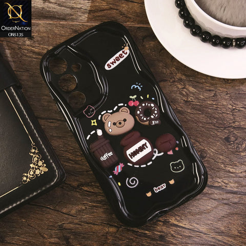 Samsung Galaxy A34 5G Cover - Design 3 - Cute 3D Cartoon Soft Silicon Helix Soft Borders Camera Protection Case