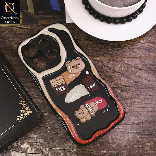 Infinix Smart 7 HD Cover - Design 1 - Cute 3D Cartoon Soft Silicon Helix Soft Borders Camera Protection Case