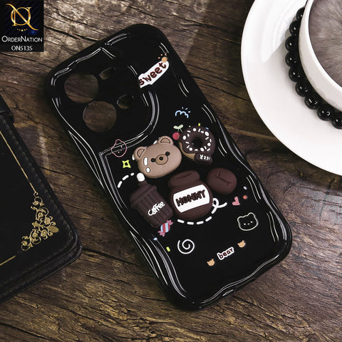 Vivo V25 5G Cover - Design 3 - Cute 3D Cartoon Soft Silicon Helix Soft Borders Camera Protection Case