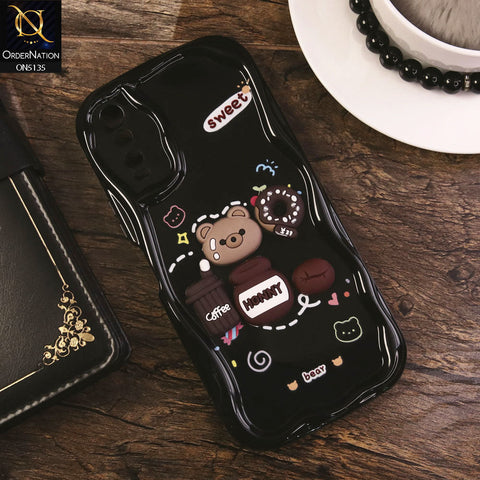 Vivo Y20s Cover - Design 3 - Cute 3D Cartoon Soft Silicon Helix Soft Borders Camera Protection Case