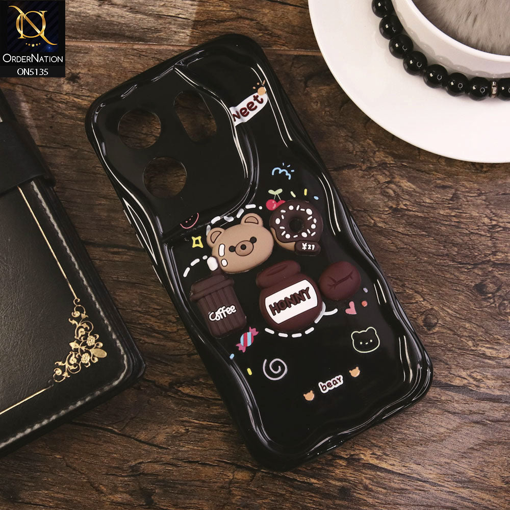 Infinix Zero 30 Cover - Design 3 - Cute 3D Cartoon Soft Silicon Helix Soft Borders Camera Protection Case