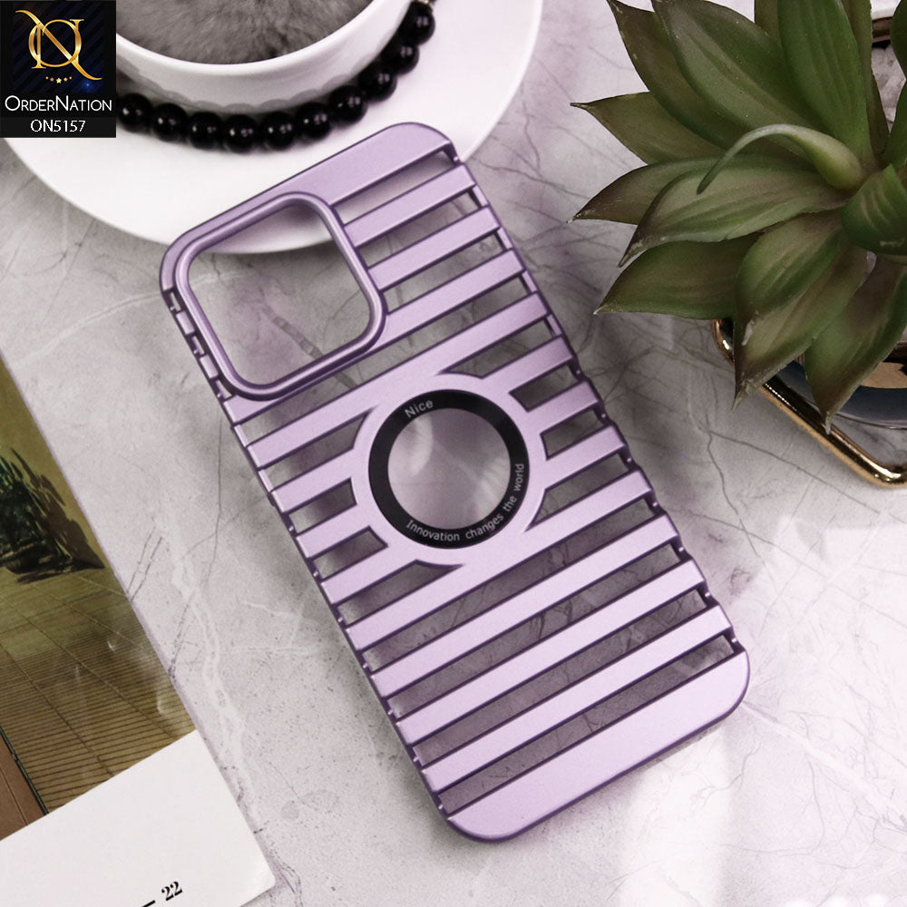 iPhone 15 Pro Max Cover - Light Purple - New Breathable Lining Ultra Thin Hard Shell Protective Case With Logo Hole