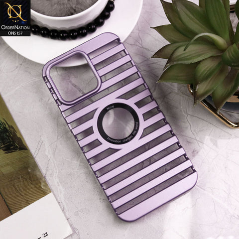 iPhone 15 Pro Max Cover - Light Purple - New Breathable Lining Ultra Thin Hard Shell Protective Case With Logo Hole