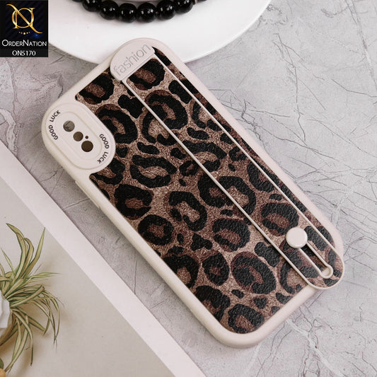 iPhone XS / X Cover - Design1 - Trendy Skin Pattern Soft Protective Case with Holder