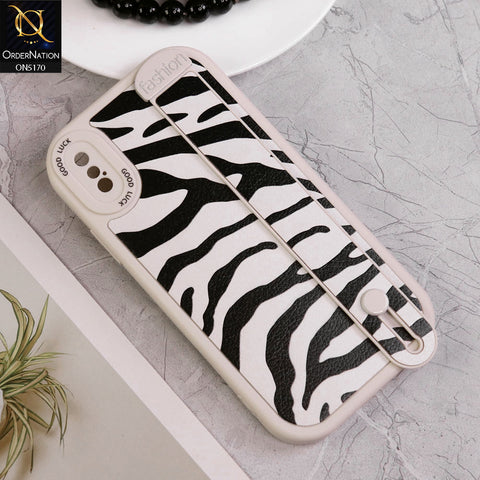 iPhone XS / X Cover - Design3 - Trendy Skin Pattern Soft Protective Case with Holder