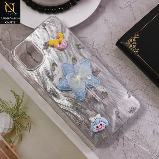 Samsung Galaxy A12 Cover - Design3 - Fancy 3D Cartoon Shiny Soft Case