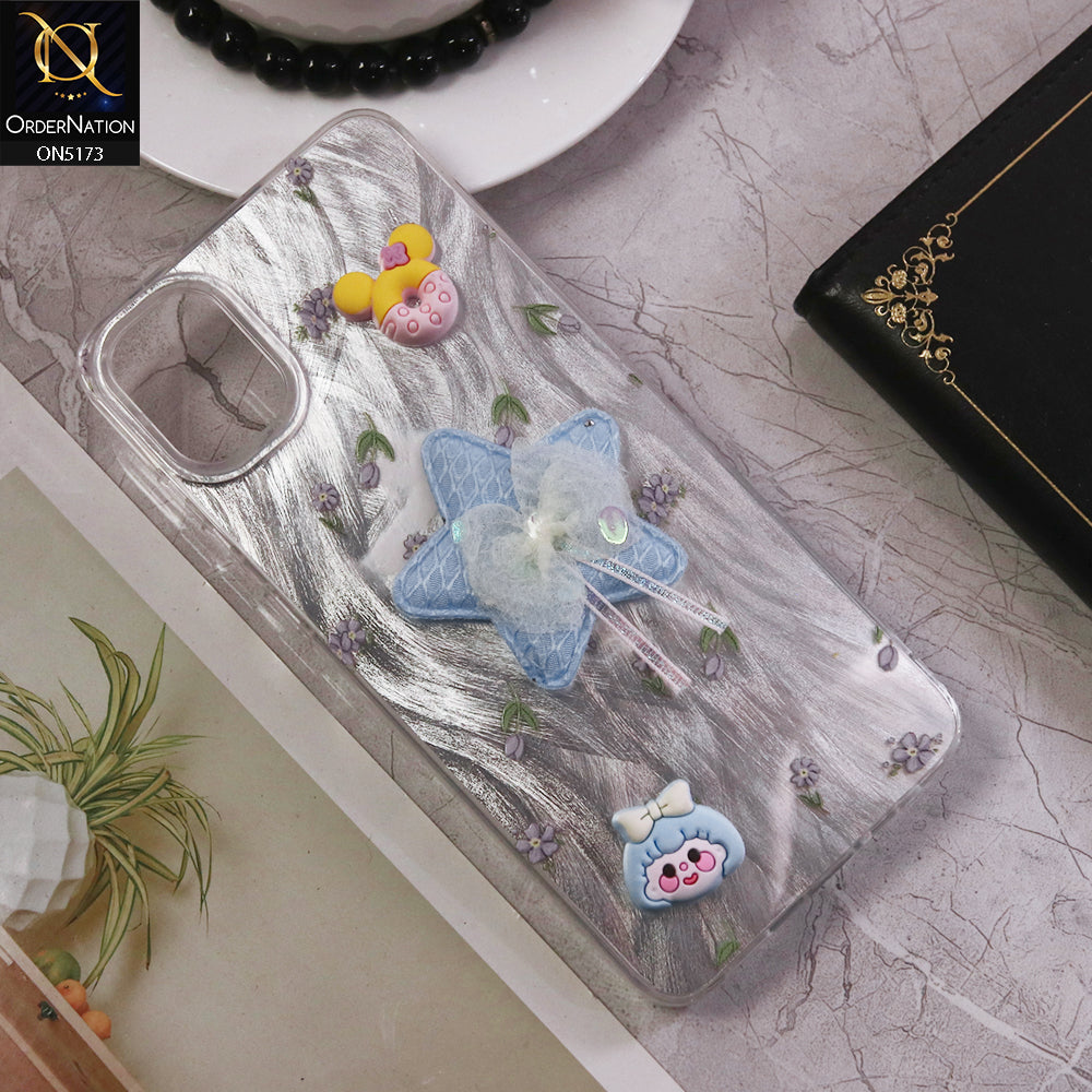 Samsung Galaxy A12 Nacho Cover - Design3 - Fancy 3D Cartoon Shiny Soft Case