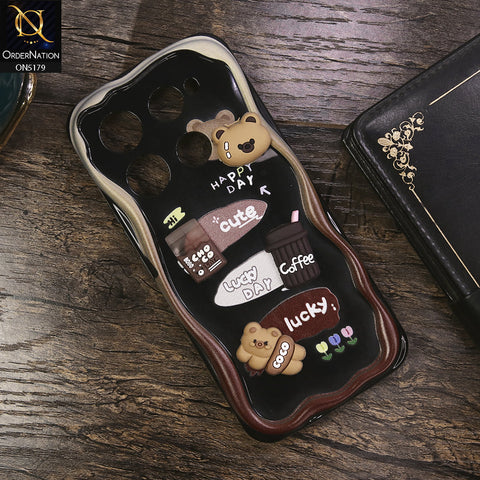 Infinix Note 40 Pro Cover - Design 1 - Cute 3D Cartoon Soft Silicon Helix Soft Borders Camera Protection Case