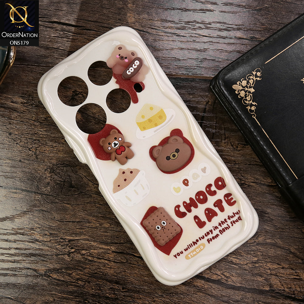 Infinix Note 40 Cover - Design 2 - Cute 3D Cartoon Soft Silicon Helix Soft Borders Camera Protection Case