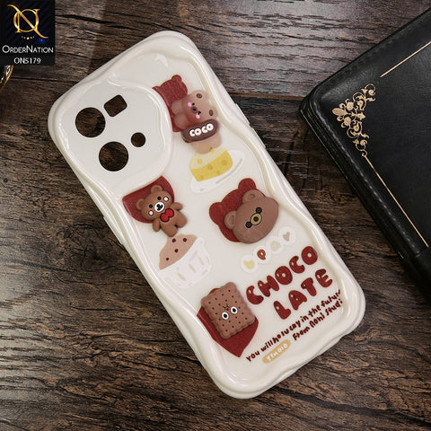 Oppo Reno 7 4G Cover - Design 2 - Cute 3D Cartoon Soft Silicon Helix Soft Borders Camera Protection Case