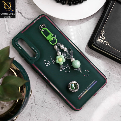 Samsung Galaxy A30s Cover - Green - New Colorful Candy Colors Happiness Series Soft Protective Case