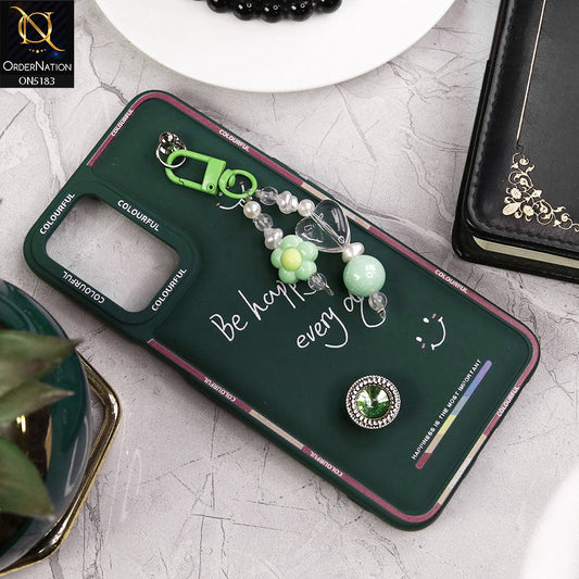 Oppo A55s Cover - Green - New Colorful Candy Colors Happiness Series Soft Protective Case