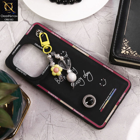 Tecno Camon 20 Cover - Black - New Colorful Candy Colors Happiness Series Soft Protective Case