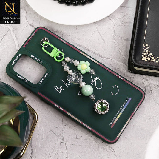 Oppo A74 Cover - Green - New Colorful Candy Colors Happiness Series Soft Protective Case