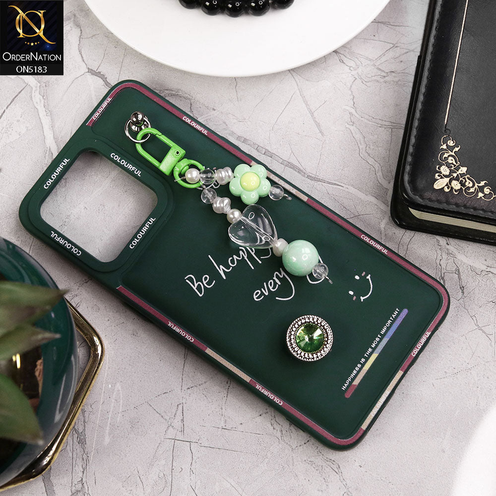 Oppo A94 Cover - Green - New Colorful Candy Colors Happiness Series Soft Protective Case