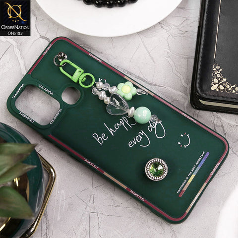 Infinix Hot 9 Play Cover - Green - New Colorful Candy Colors Happiness Series Soft Protective Case