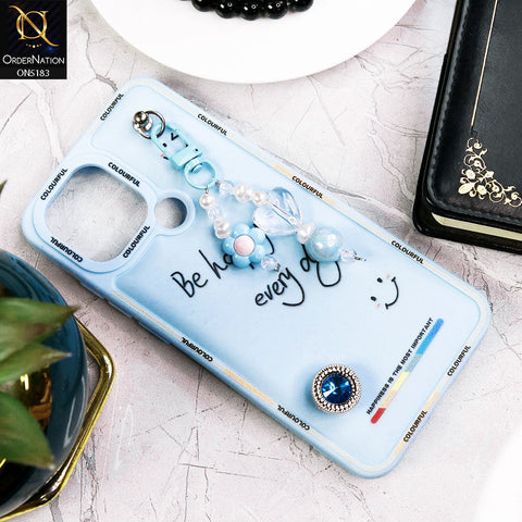 Xiaomi Poco C50 Cover - Blue - New Colorful Candy Colors Happiness Series Soft Protective Case