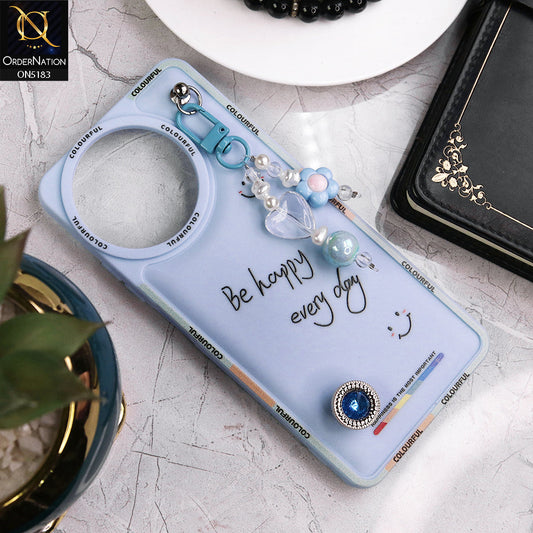 Realme C67 Cover - Blue - New Colorful Candy Colors Happiness Series Soft Protective Case