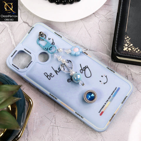 Xiaomi Redmi 9C Cover - Blue - New Colorful Candy Colors Happiness Series Soft Protective Case