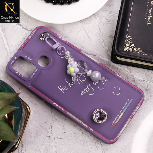 Infinix Smart 5 Cover - Purple - New Colorful Candy Colors Happiness Series Soft Protective Case