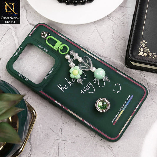 Tecno Spark 8C Cover - Green - New Colorful Candy Colors Happiness Series Soft Protective Case