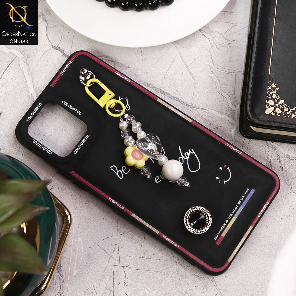 Vivo Y32t Cover - Black - New Colorful Candy Colors Happiness Series Soft Protective Case