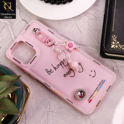 Vivo Y32t Cover - Pink - New Colorful Candy Colors Happiness Series Soft Protective Case