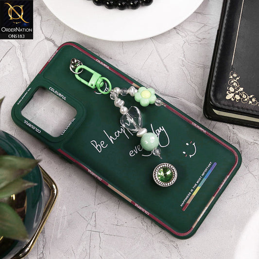 Vivo Y21e Cover - Green - New Colorful Candy Colors Happiness Series Soft Protective Case