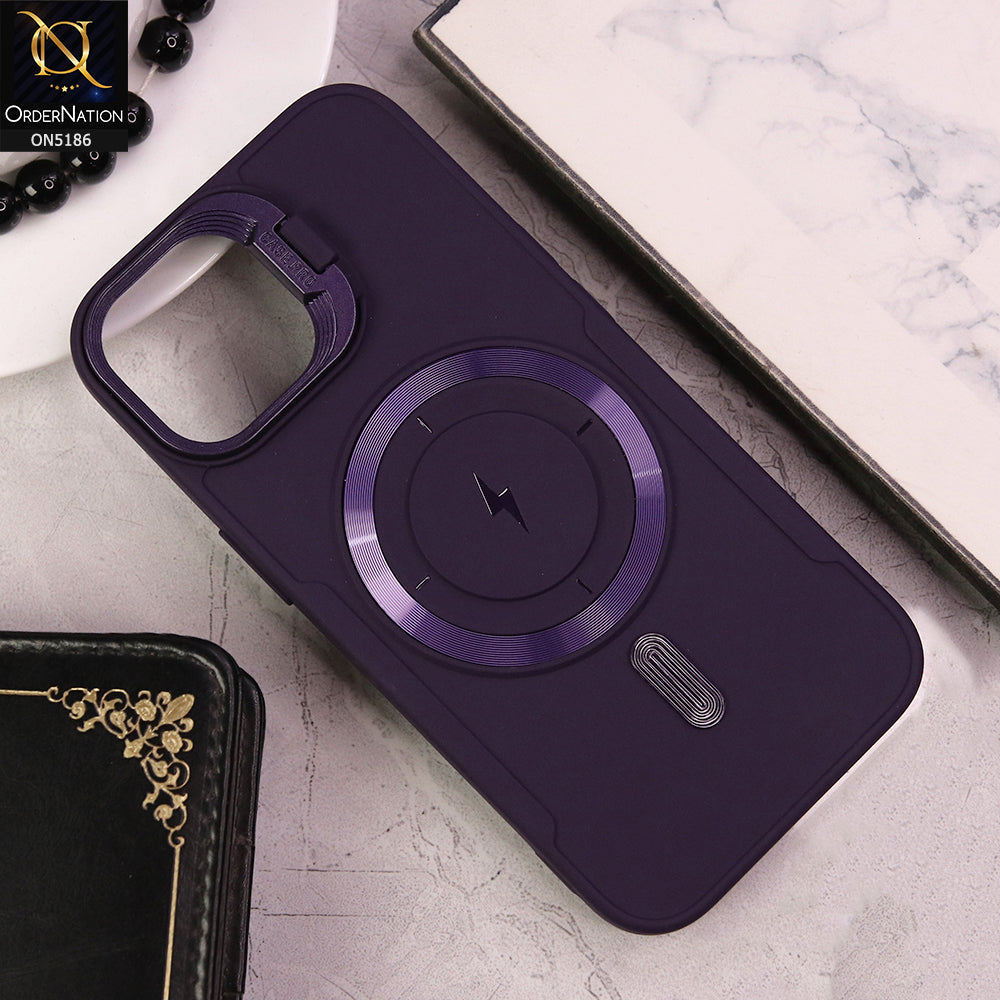 IPhone 13 Cover - Purple - New Original MagSafe Magnetic Camera Kickstand Case