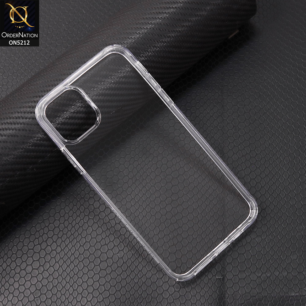 iPhone 11 Cover - Transparent - Neo Hybrid Crystal Series Transparent Protective Soft Borders Case