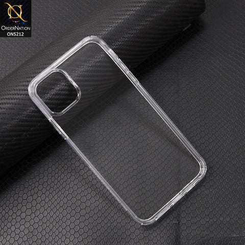 iPhone 11 Cover - Transparent - Neo Hybrid Crystal Series Transparent Protective Soft Borders Case