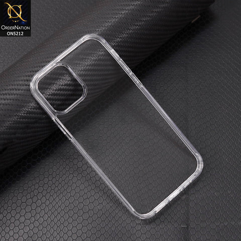 iPhone 12 Pro Cover - Transparent - Neo Hybrid Crystal Series Transparent Protective Soft Borders Case