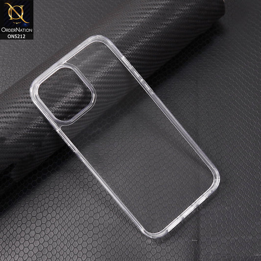 iPhone 15 Pro Cover - Transparent - Neo Hybrid Crystal Series Transparent Protective Soft Borders Case