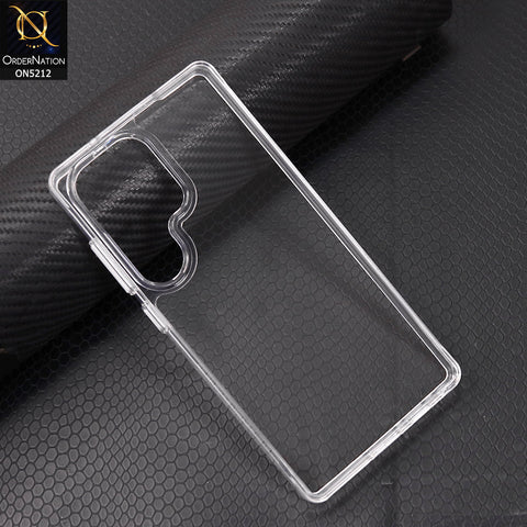 Samsung Galaxy S25 Ultra Cover - Transparent - Neo Hybrid Crystal Series Transparent Protective Soft Borders Case